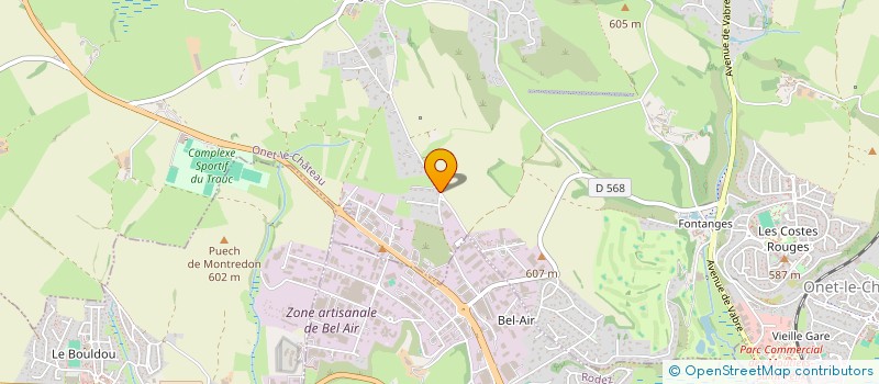 localisation de l'entreprise L'ATELIER DU MOUVEMENT  ONET-LE-CHATEAU