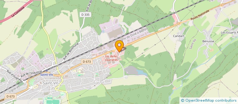 localisation de l'entreprise L'ATELIER DU NETTOYAGE AUTO  SAINT-VIT