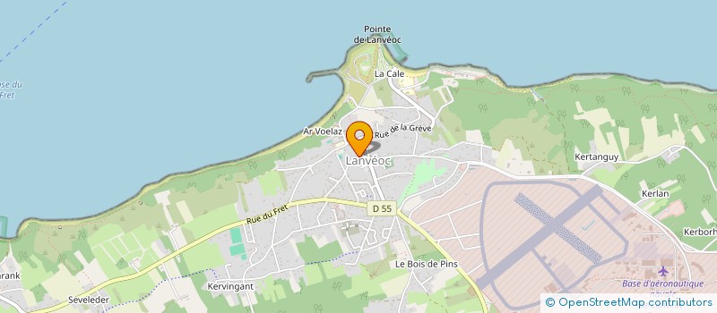 localisation de l'entreprise L'ATELIER DU PAIN à LANVEOC
