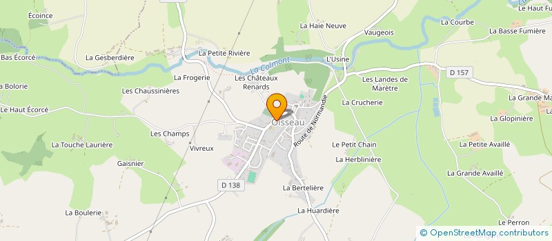 localisation de l'entreprise L'ATELIER DU PAIN  OISSEAU