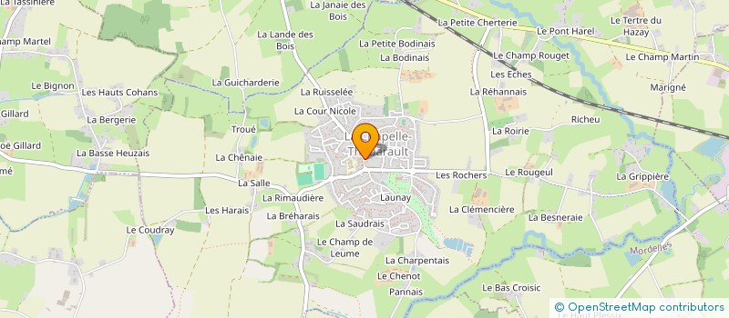 localisation de l'entreprise L'ATELIER DU PAIN  LA CHAPELLE-THOUARAULT