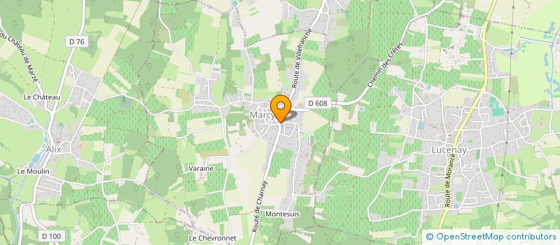 localisation de l'entreprise L'ATELIER DU PAIN  MARCY