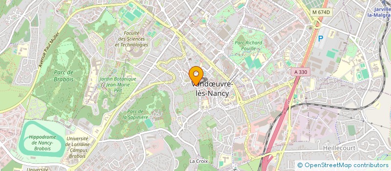 localisation de l'entreprise L'ATELIER DU PANDA  VANDUVRE-LES-NANCY