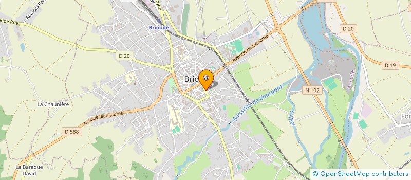 localisation de l'entreprise L'ATELIER DU PAPIER à BRIOUDE
