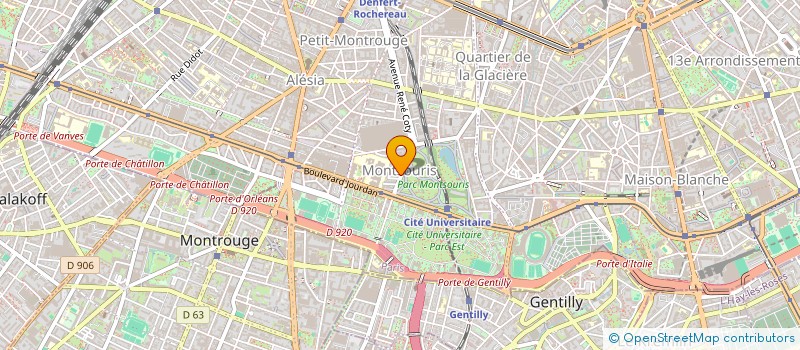 localisation de l'entreprise L ATELIER DU PARC  PARIS