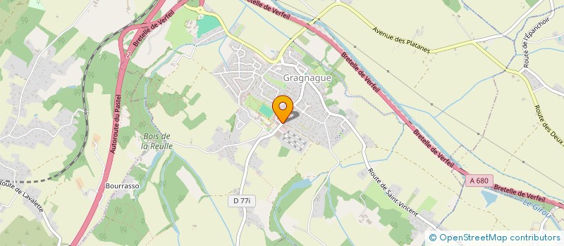 localisation de l'entreprise L'ATELIER DU PAYSAGE  GRAGNAGUE