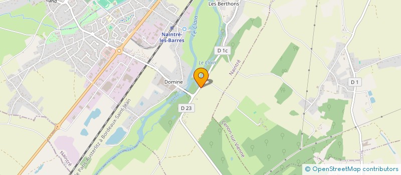 localisation de l'entreprise L'ATELIER DU PAYSAGE  NAINTRE