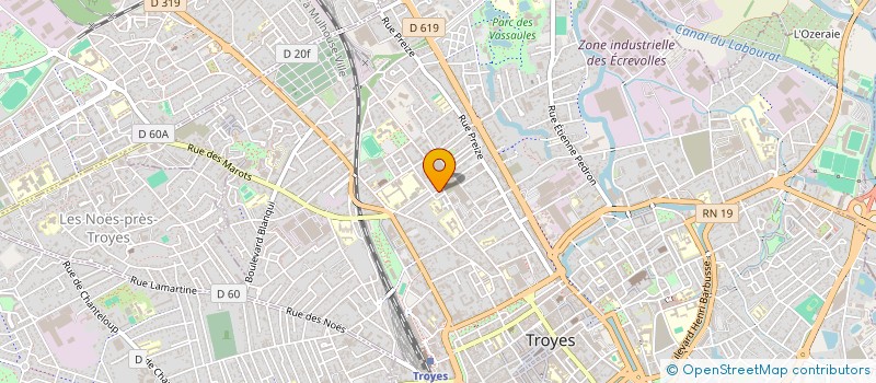 localisation de l'entreprise L'ATELIER DU PEINTRE à TROYES