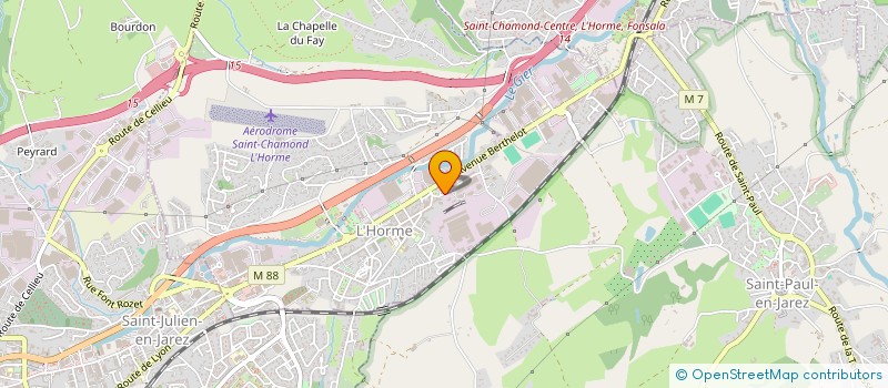 localisation de l'entreprise L'ATELIER DU PEINTRE  L'HORME