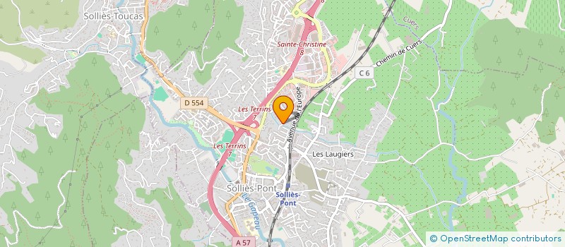 localisation de l'entreprise L'ATELIER DU PETIT BOURDON à SOLLIES-PONT