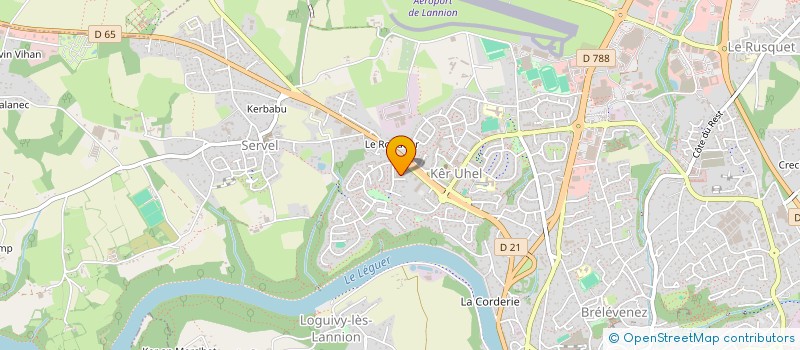 localisation de l'entreprise L'ATELIER DU PIANO à LANNION