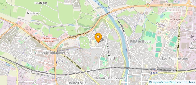 localisation de l'entreprise L'ATELIER DU PINCAB à LAVAL