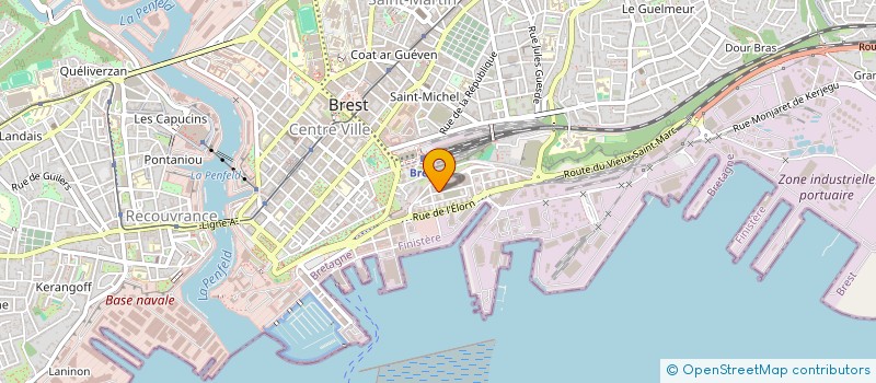 localisation de l'entreprise L'ATELIER DU PORT  BREST