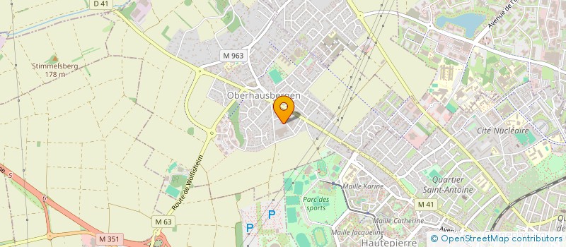 localisation de l'entreprise L'ATELIER DU POTAGER  OBERHAUSBERGEN