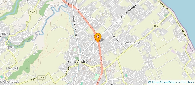 localisation de l'entreprise L'ATELIER DU POULET à SAINT-ANDRE