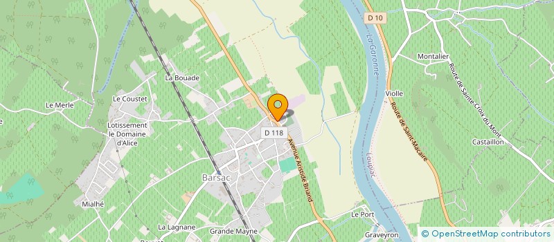 localisation de l'entreprise L'ATELIER DU PRESBYTERE  BARSAC