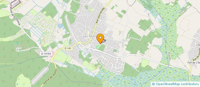 localisation de l'entreprise L'ATELIER DU QI.  LES MATHES