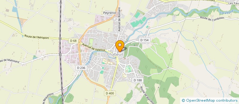 localisation de l'entreprise L'ATELIER DU QUAI à CHABEUIL
