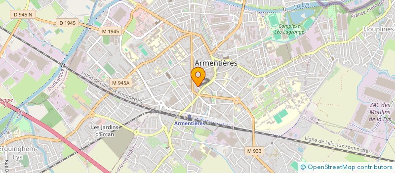 localisation de l'entreprise L'ATELIER DU RABOT à ARMENTIERES