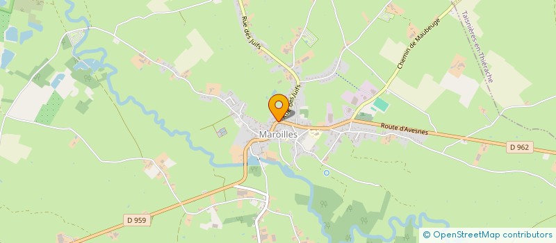 localisation de l'entreprise L'ATELIER DU REGARD  MAROILLES