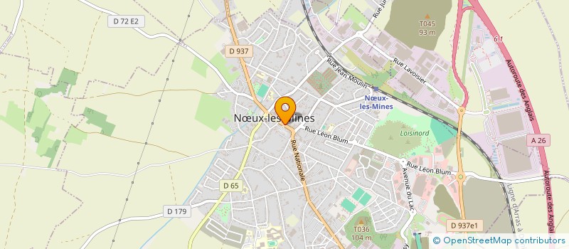 localisation de l'entreprise L'ATELIER DU REGARD SJ à NŒUX-LES-MINES