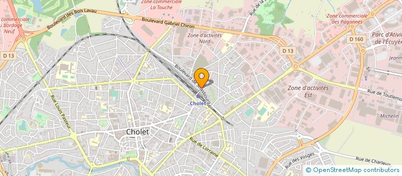 localisation de l'entreprise L'ATELIER DU RENOVATEUR à CHOLET