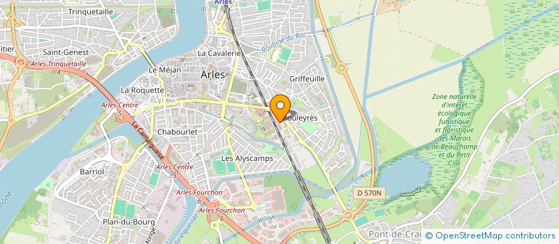 localisation de l'entreprise L'ATELIER DU RIZ à ARLES