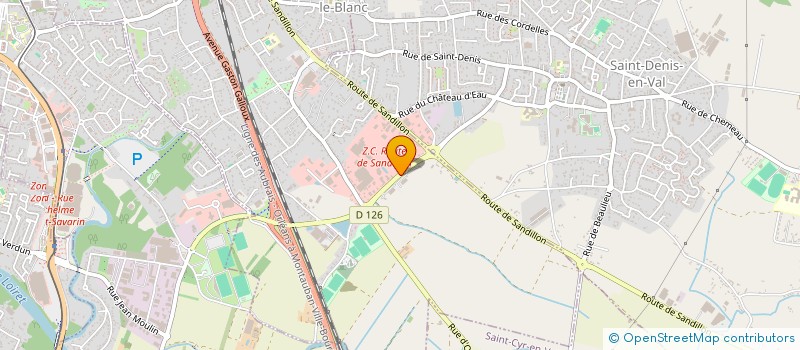 localisation de l'entreprise L'ATELIER DU S'TILE à SAINT-JEAN-LE-BLANC