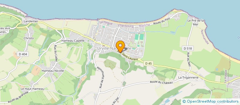 localisation de l'entreprise L'ATELIER DU SARRASIN  LA HAGUE