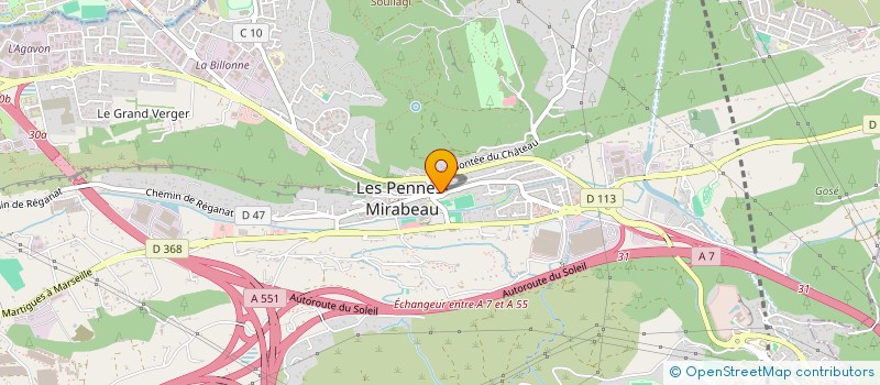 localisation de l'entreprise L ATELIER DU SAVOIR D ARCHIM AIDE à LES PENNES-MIRABEAU