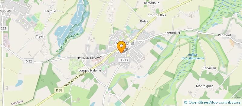 localisation de l'entreprise L'ATELIER DU SEL à SAINT-MOLF