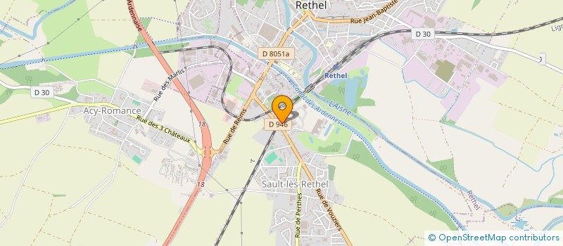 localisation de l'entreprise L'ATELIER DU SELLIER  SAULT-LES-RETHEL