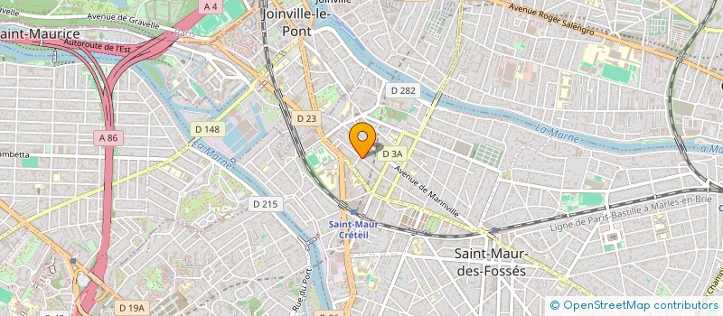 localisation de l'entreprise L'ATELIER DU SOFT à SAINT-MAUR-DES-FOSSES