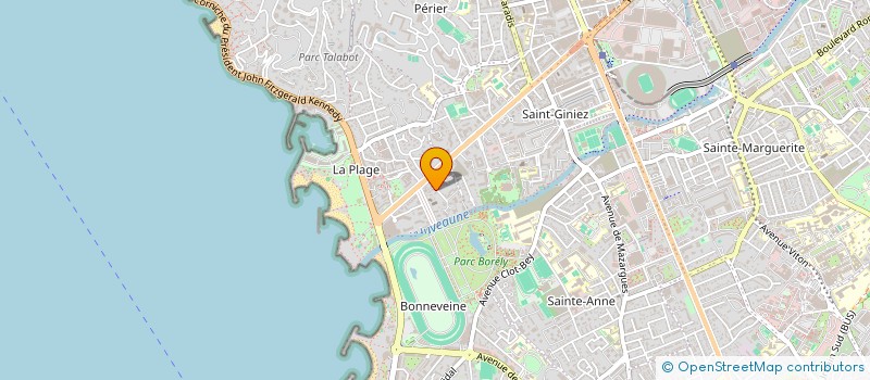 localisation de l'entreprise L'ATELIER DU SOLEIL  MARSEILLE