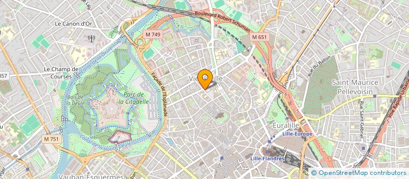 localisation de l'entreprise L'ATELIER DU SQUARE à LILLE