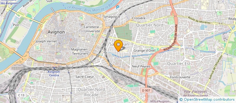 localisation de l'entreprise L ATELIER DU SUD à AVIGNON
