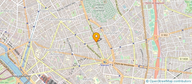 localisation de l'entreprise L'ATELIER DU SYCOMORE à PARIS