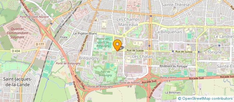 localisation de l'entreprise L'ATELIER DU TEKTON  RENNES