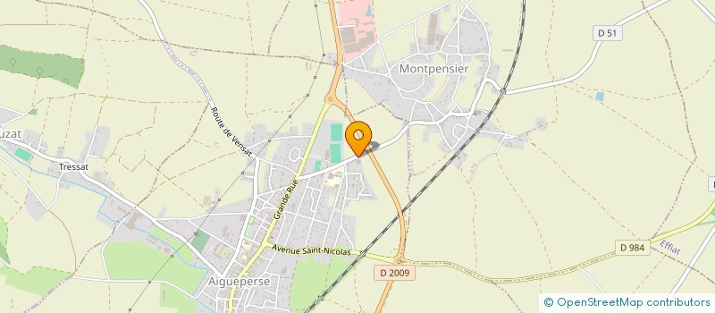 localisation de l'entreprise L'ATELIER DU TEMPS  AIGUEPERSE