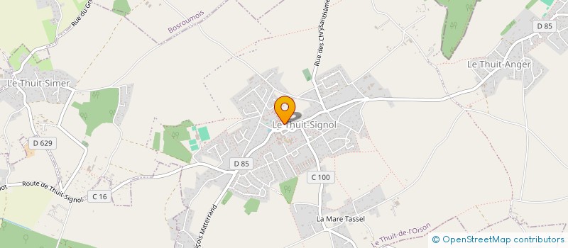 localisation de l'entreprise L'ATELIER DU THUIT  LE THUIT DE L'OISON