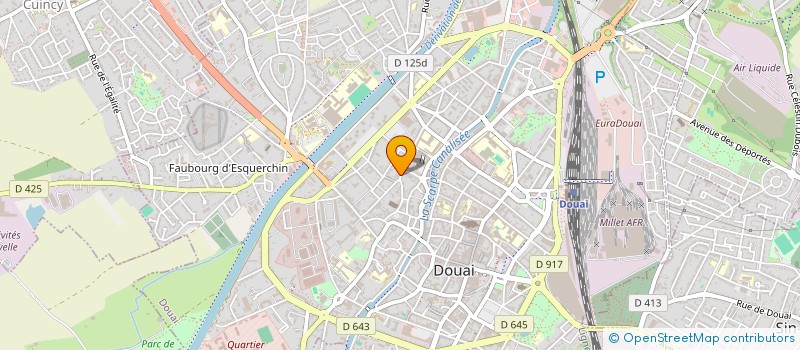 localisation de l'entreprise L'ATELIER DU TIGGRE à DOUAI
