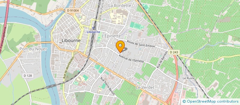 localisation de l'entreprise L'ATELIER DU TRACKDAY  LIBOURNE