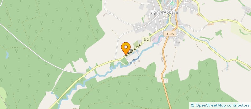 localisation de l'entreprise L'ATELIER DU TRACTEUR  SIGNY-L'ABBAYE
