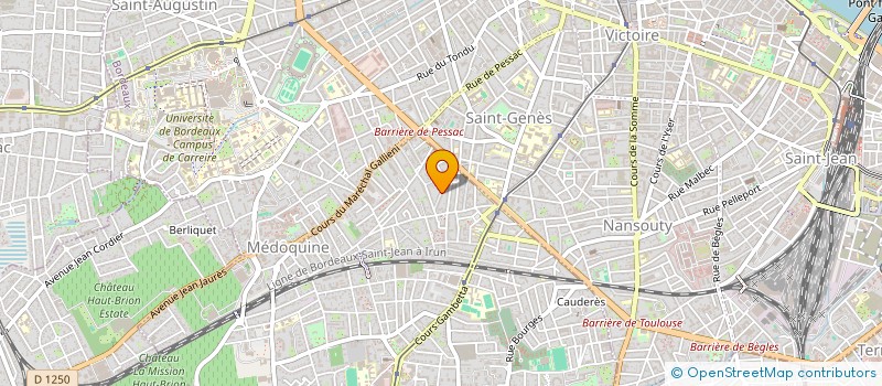 localisation de l'entreprise L'ATELIER DU TRIO  TALENCE