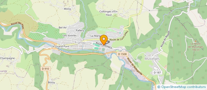 localisation de l'entreprise L'ATELIER DU VAL DES USSES à FRANGY