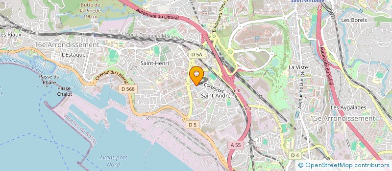 localisation de l'entreprise L'ATELIER DU VENT à MARSEILLE