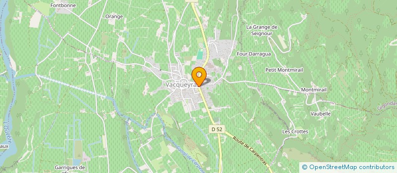 localisation de l'entreprise L'ATELIER DU VIEUX MOULIN N 2  VACQUEYRAS