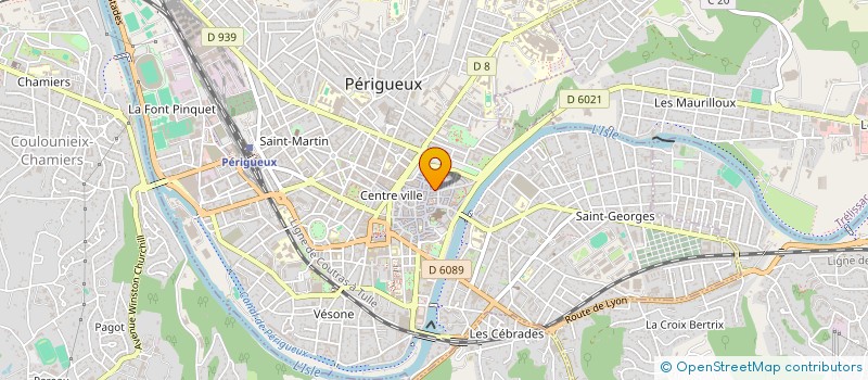 localisation de l'entreprise L ATELIER DU VITRAL DU PERIGORD à PERIGUEUX