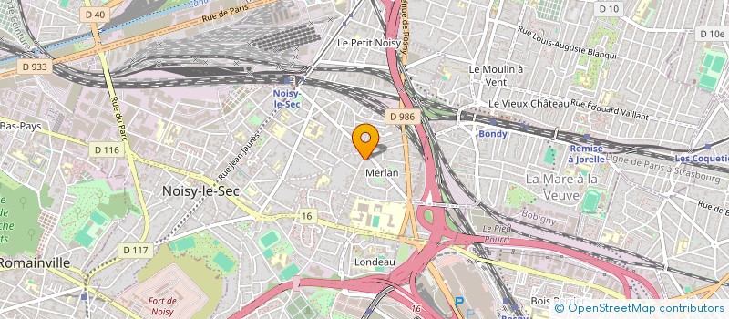 localisation de l'entreprise L'ATELIER DUN MERLAN à NOISY-LE-SEC