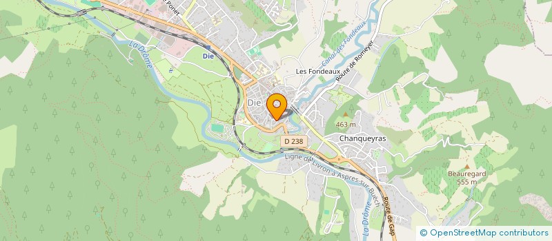 localisation de l'entreprise L'ATELIER DUPONT à DIE